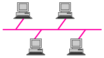 What is different between Star Topology and Bus Topology?