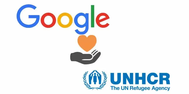 Google Donates $300k to UN Refugee Agency (UNHCR).