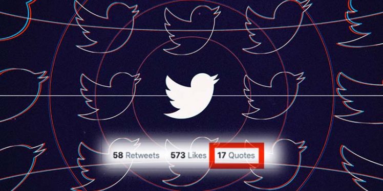 Twitter testing the Quotes button replacing with "Retweets" and "comments"