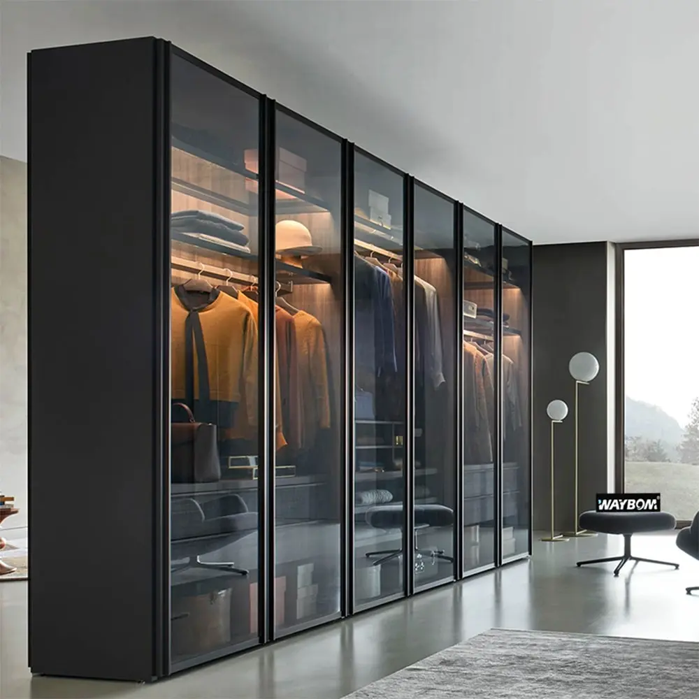 Slim Line Framed Sliding Wardrobe Doors