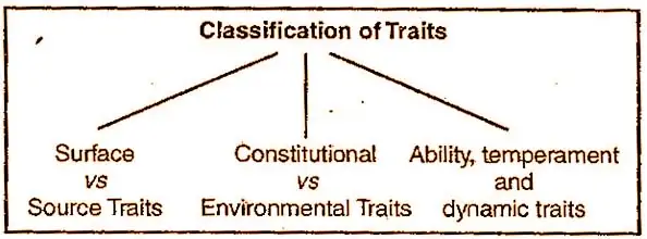 What is Cattell's Trait Theory of Personality?