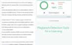 Development of Plagiarism Detection Tools for e-Learning