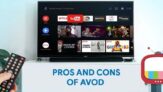 Pros and cons of AVOD (Advertising Based Video On-Demand) Monetization.